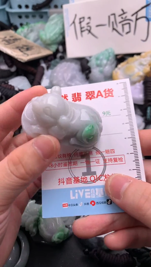 翡翠未镶嵌吊坠(不含链)1