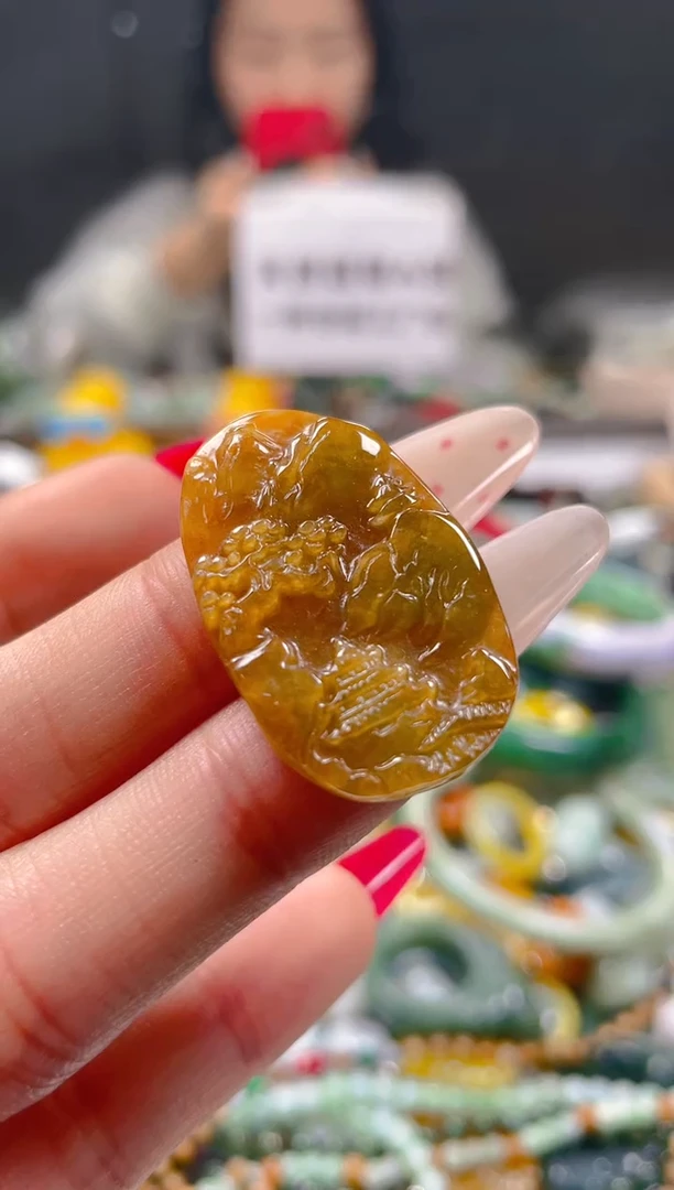 【闪购商品】翡翠颈饰未镶嵌/U/翡翠A货一图一物