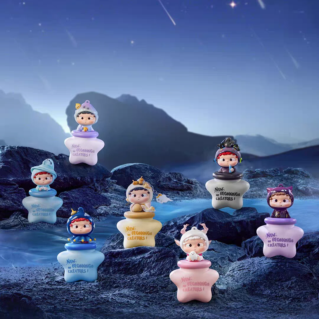 【拆盒】哦崽造物第七章发光挂件盲盒潮玩包挂可爱礼物