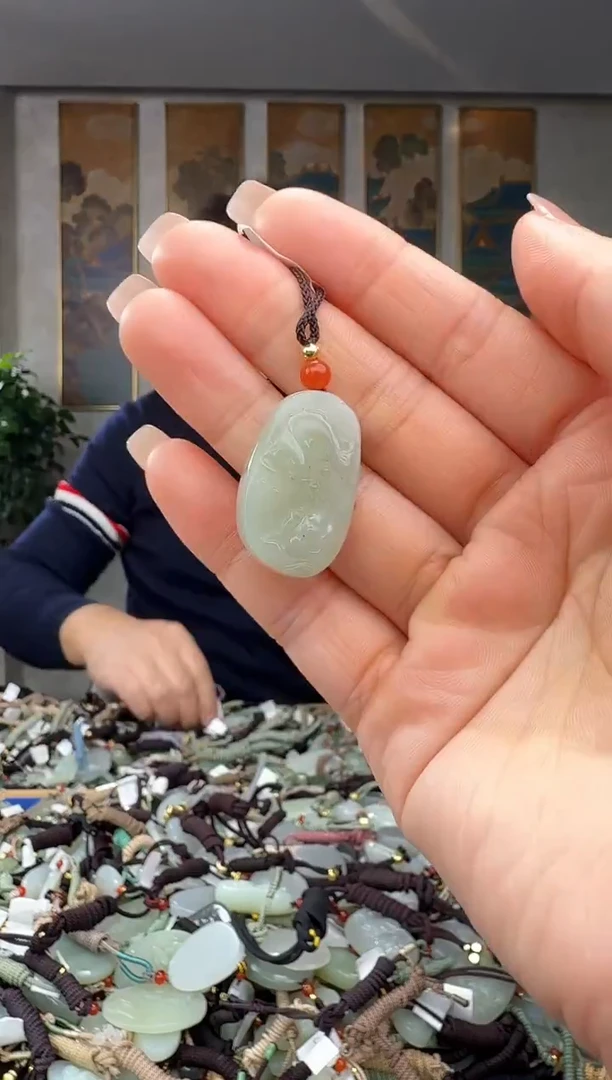 颈饰未镶嵌和田玉拍一发一多样性发货