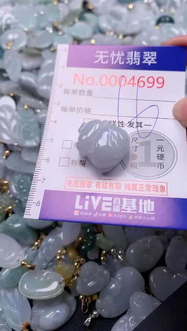 翡翠未镶嵌吊坠(不含链)4699