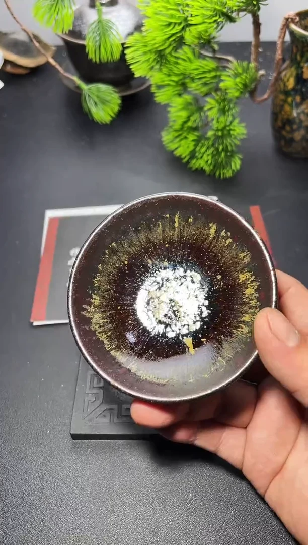 茶盏185叶紫建盏