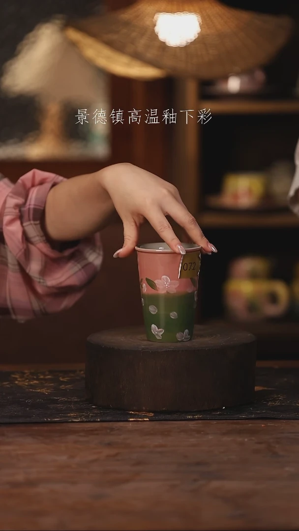 陶瓷景德镇高温釉下手绘陶瓷072