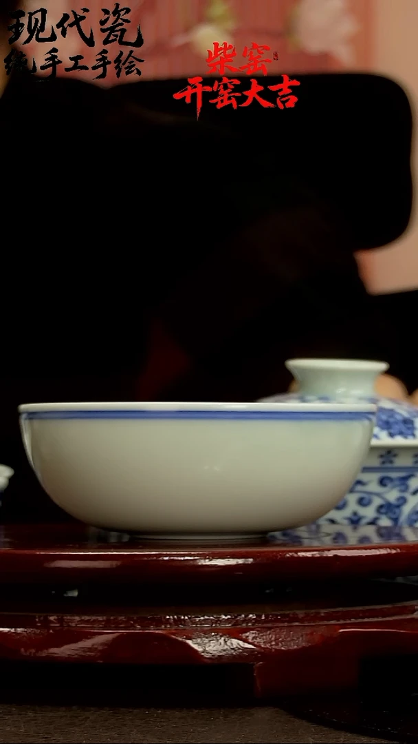 杯子陶瓷纯手工手绘柴窑120cc