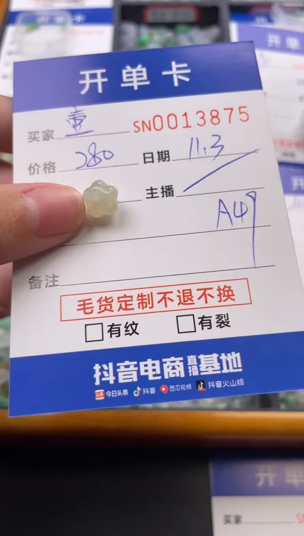 颈饰未镶嵌翡翠壹*13875