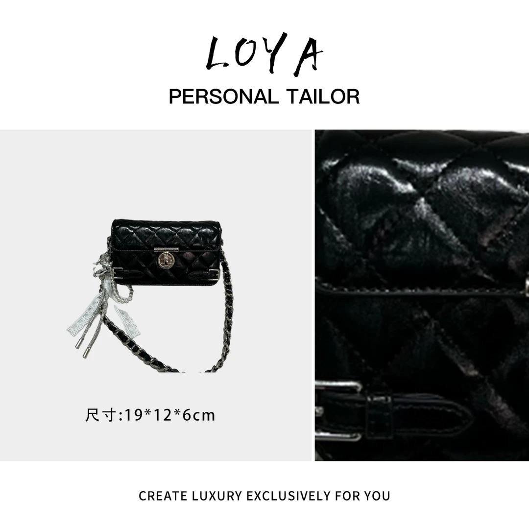 【洛洛定制】ZT-D7203-黑色轻奢时尚百搭新款女包