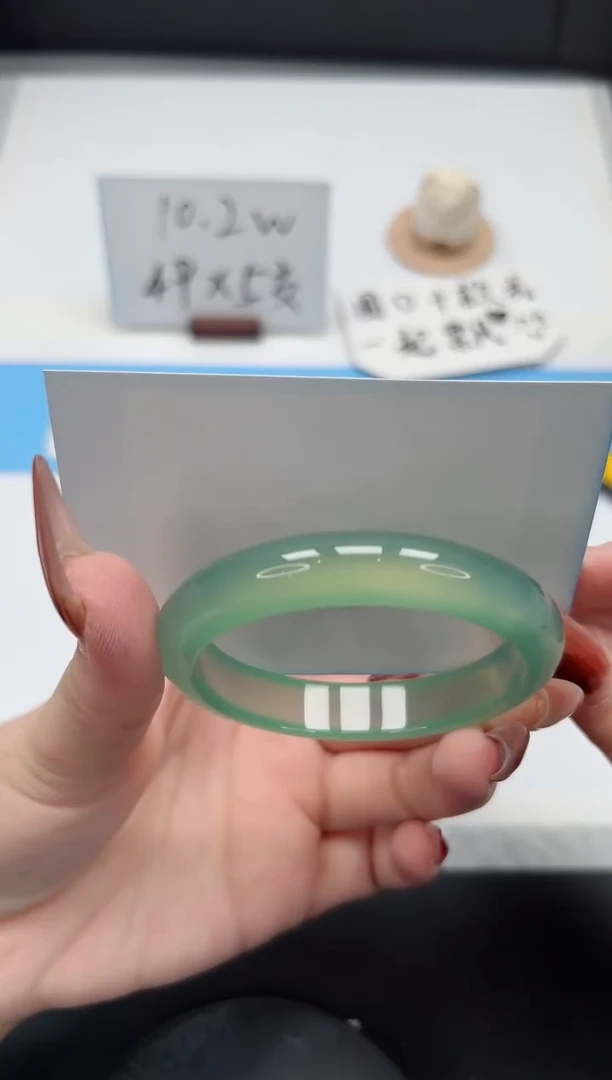 【闪购商品】石英质玉手镯未镶嵌379/晴水52.5