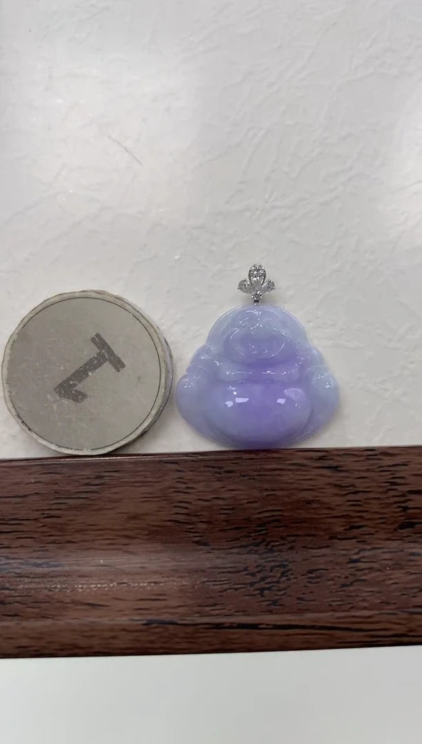 颈饰18K金镶嵌翡翠天然缅甸a货翡翠(多样性发其一)