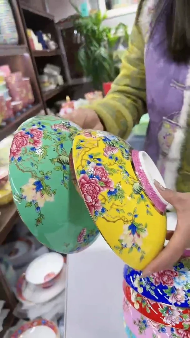 【闪购商品】瓷片8英寸元宝盘2个景德镇陶瓷