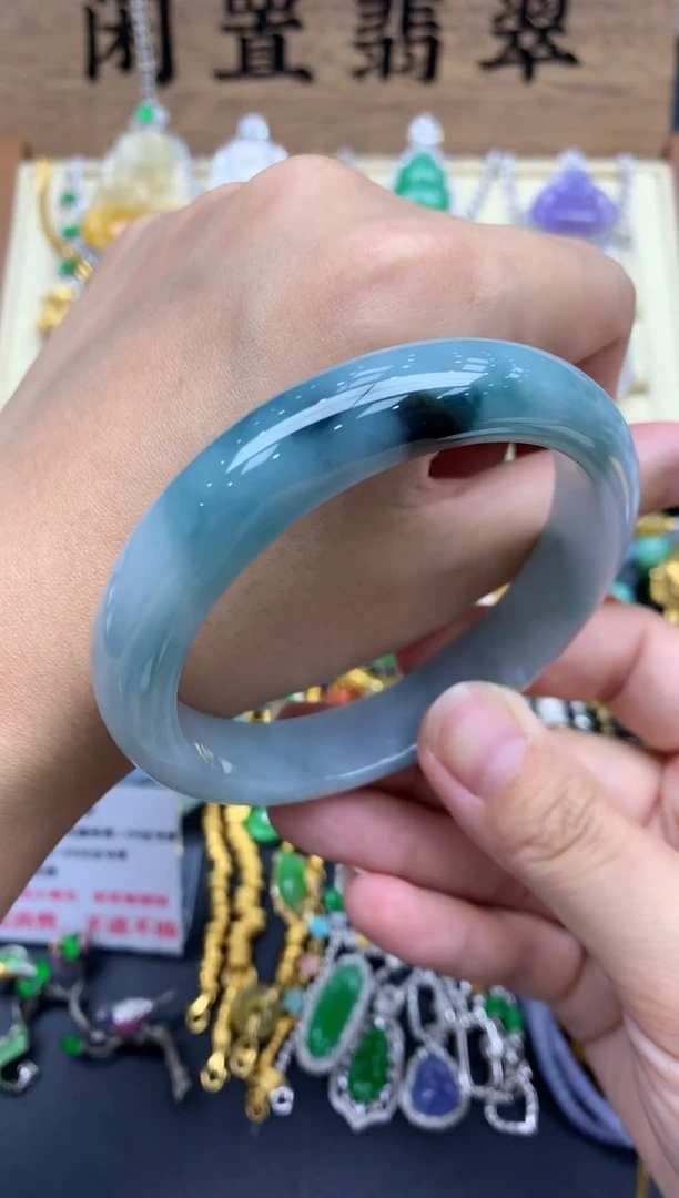 翡翠手镯未镶嵌234-春日珠宝