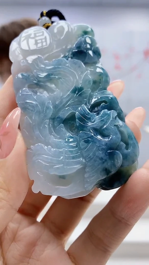 未镶嵌定制翡翠5159ty-毛货挂件55