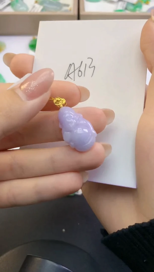 颈饰未镶嵌翡翠天然A货缅甸翡翠百元以上9元证书费自理