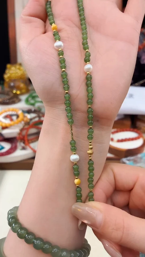 未镶嵌和田玉颈饰@@D921D015808