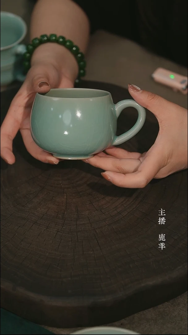 嘟嘟咖啡杯-云端釉（99釉）微瑕普包-羊