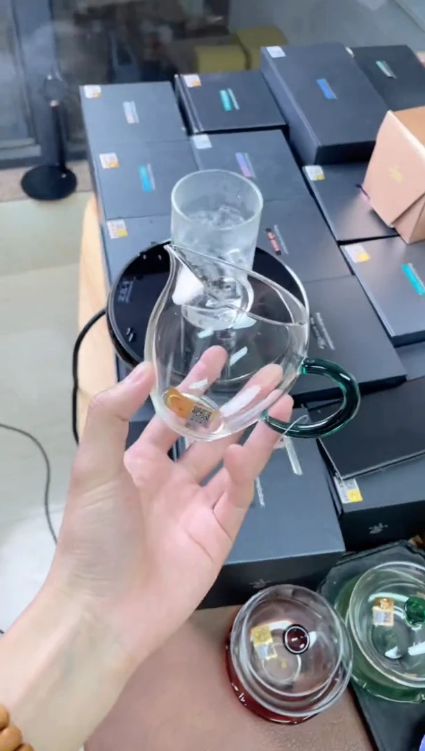 禾器/晶彩悠然茶海/墨绿