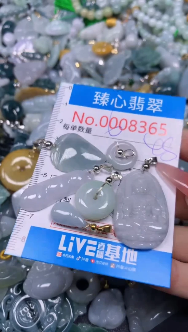 【闪购商品】翡翠颈饰未镶嵌含绳0008365