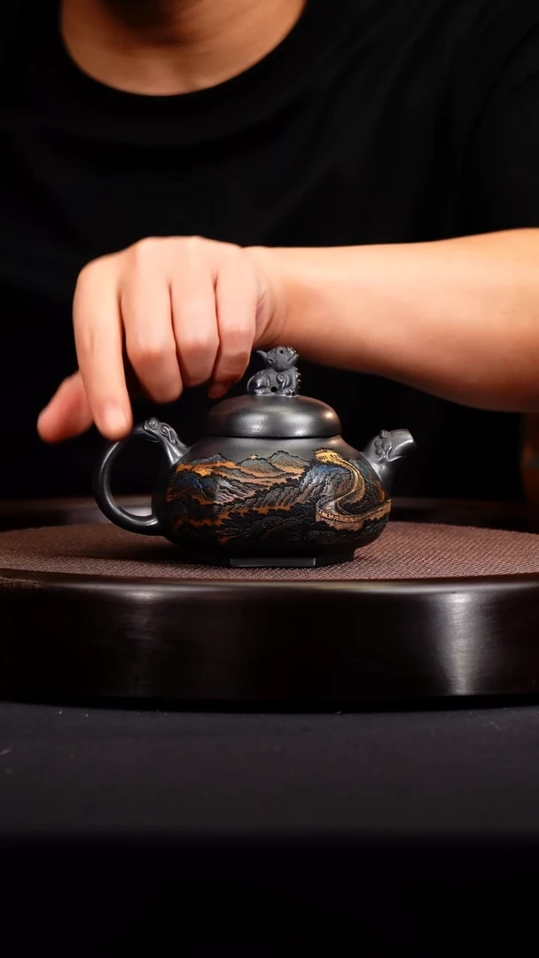茶壶紫砂宜兴紫砂原矿壶
