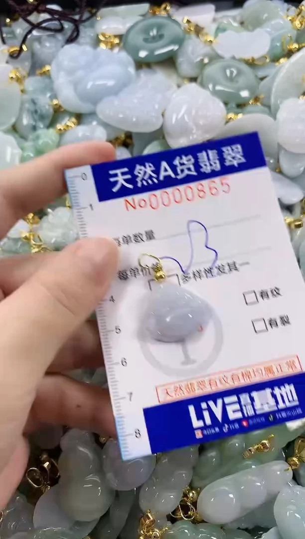 颈饰未镶嵌翡翠天然A货翡翠