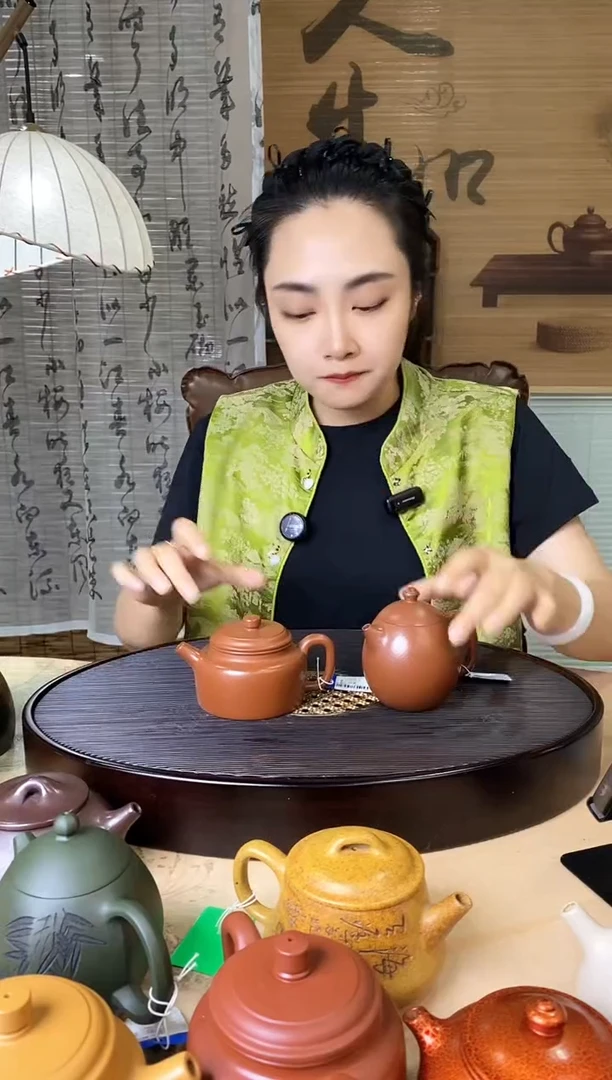 茶壶紫砂光器龙蛋 底槽清
