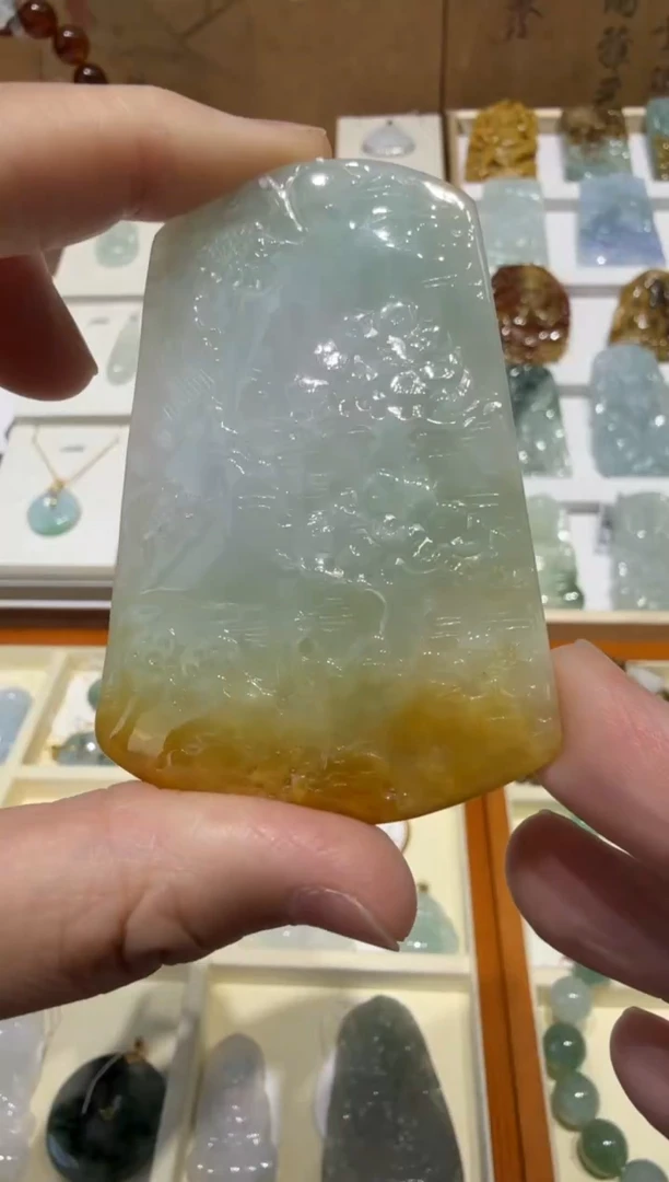 未镶嵌挂件翡翠A货翡翠多样性孤品