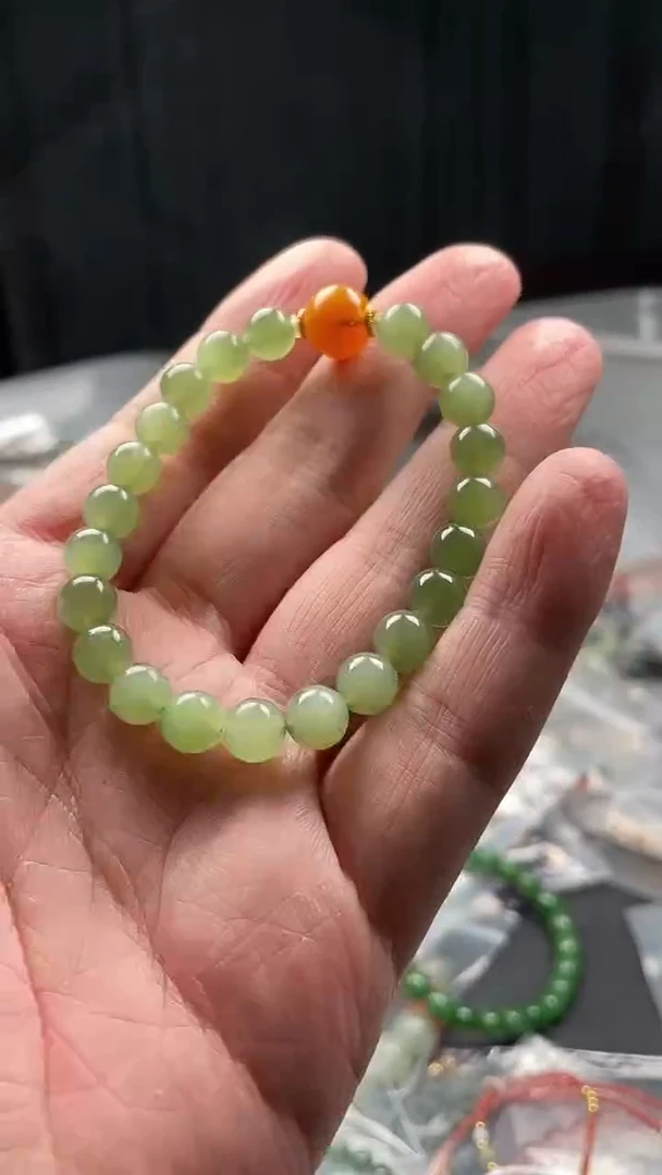 手串未镶嵌和田玉多样性发货拍一发一