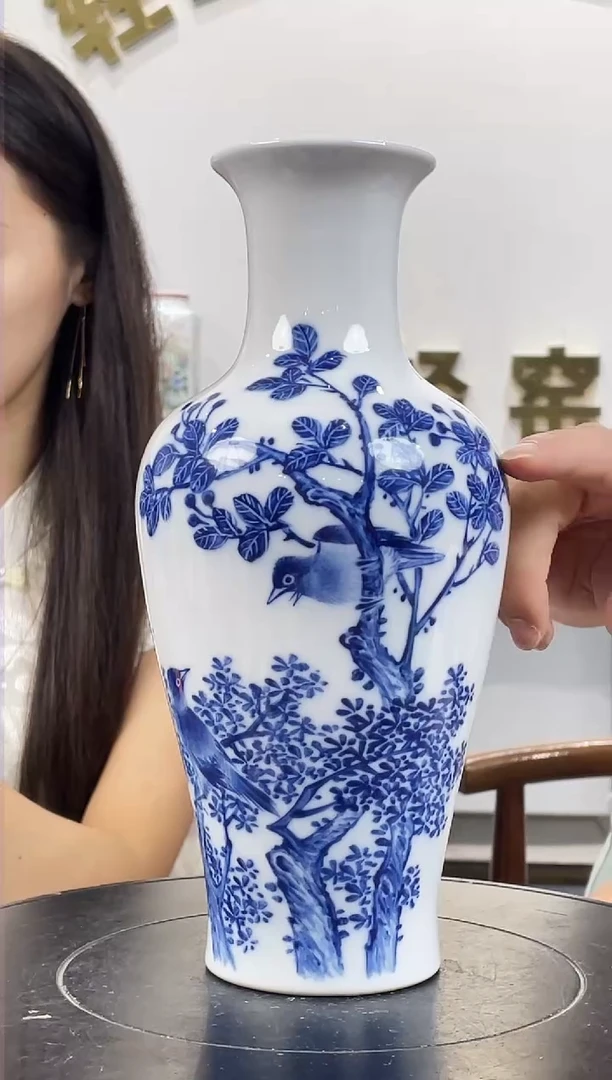 摆件景德镇陶瓷手工手绘摆件