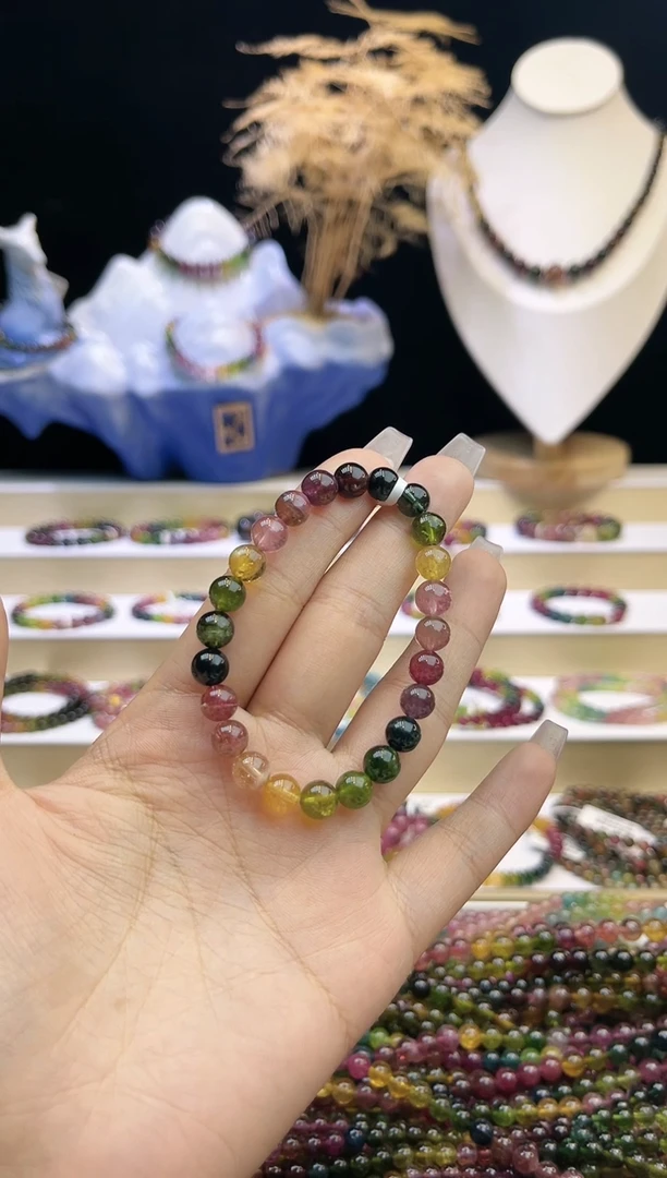 【闪购商品】碧玺/未镶嵌J7mm+碧玺单圈多样性发货