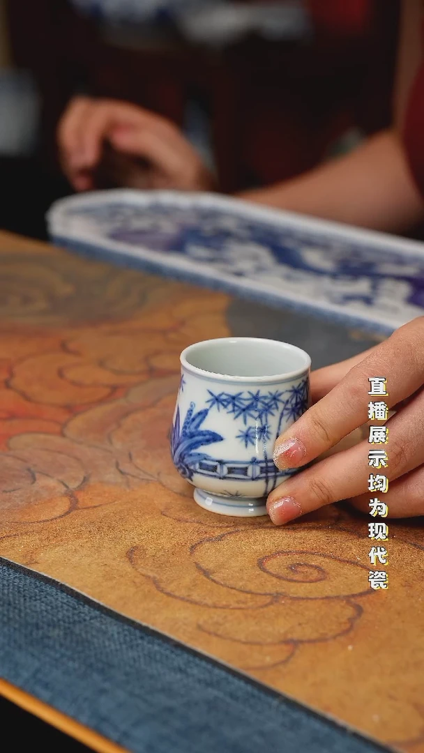 景德镇纯手工青花茶具