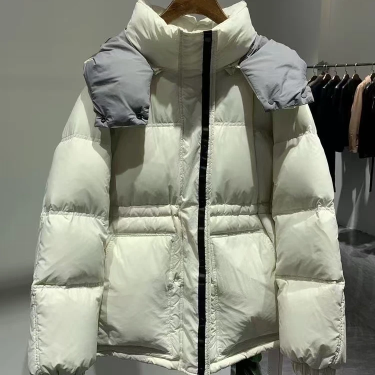 羽绒服女中长款冬季新款韩版加厚白鸭绒面包服外套【A11】