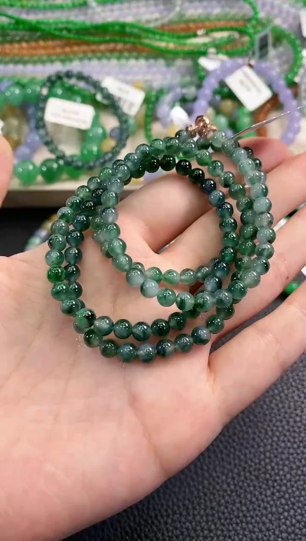 翡翠未镶嵌项链春日珠宝 D93
