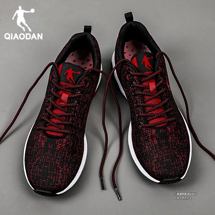 乔丹跑步鞋男鞋冬季新款网面透气红色男士跑鞋轻便休闲鞋子运动鞋
