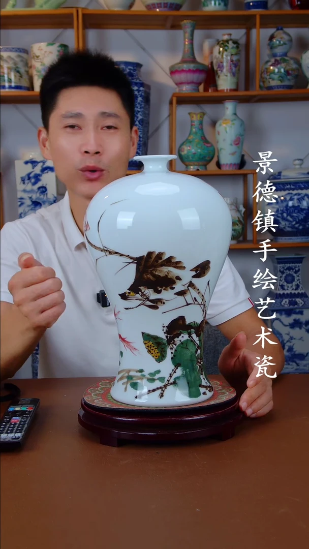 现代景德镇手工手绘陶瓷摆件16