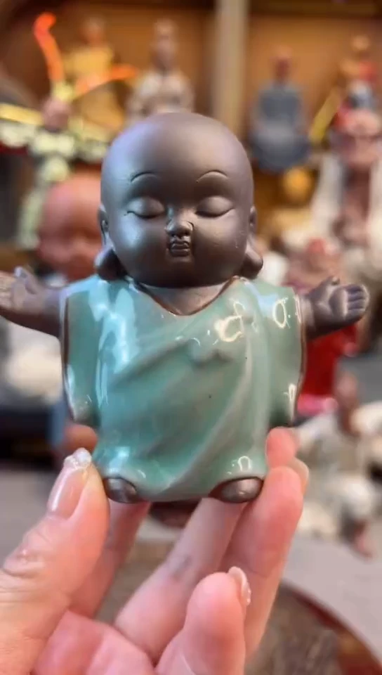 紫砂茶宠器闵茶宠摆件