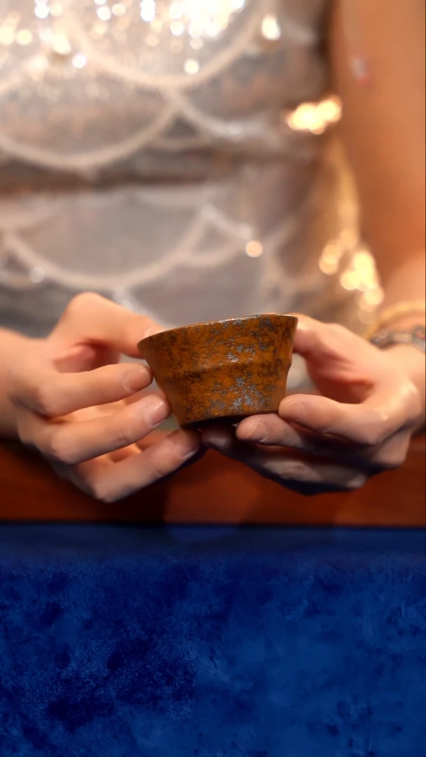 紫砂 宜兴紫砂 柴烧小杯