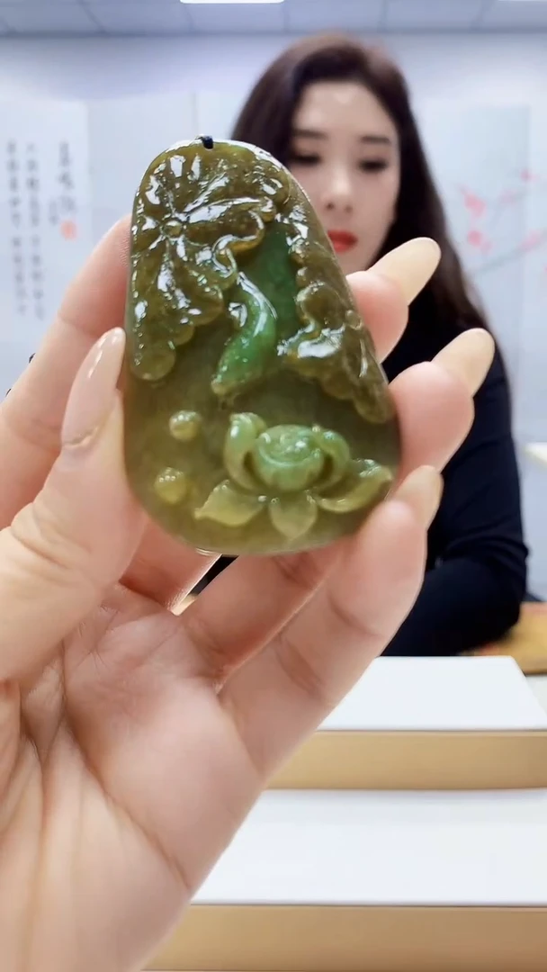 未镶嵌定制翡翠4829ty-毛货挂件93