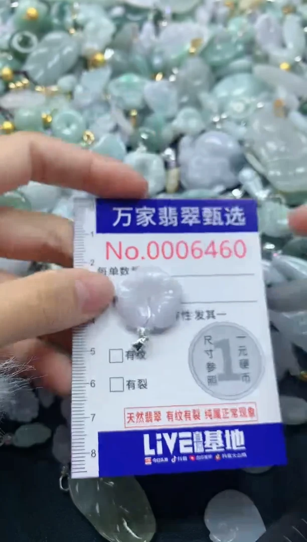 吊坠(不含链)未镶嵌翡翠6460