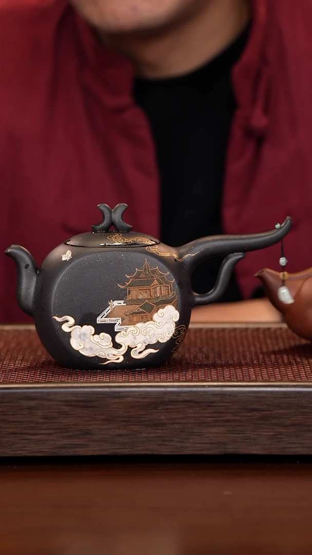 茶壶紫砂甲**丁徐壶记精品紫砂壶