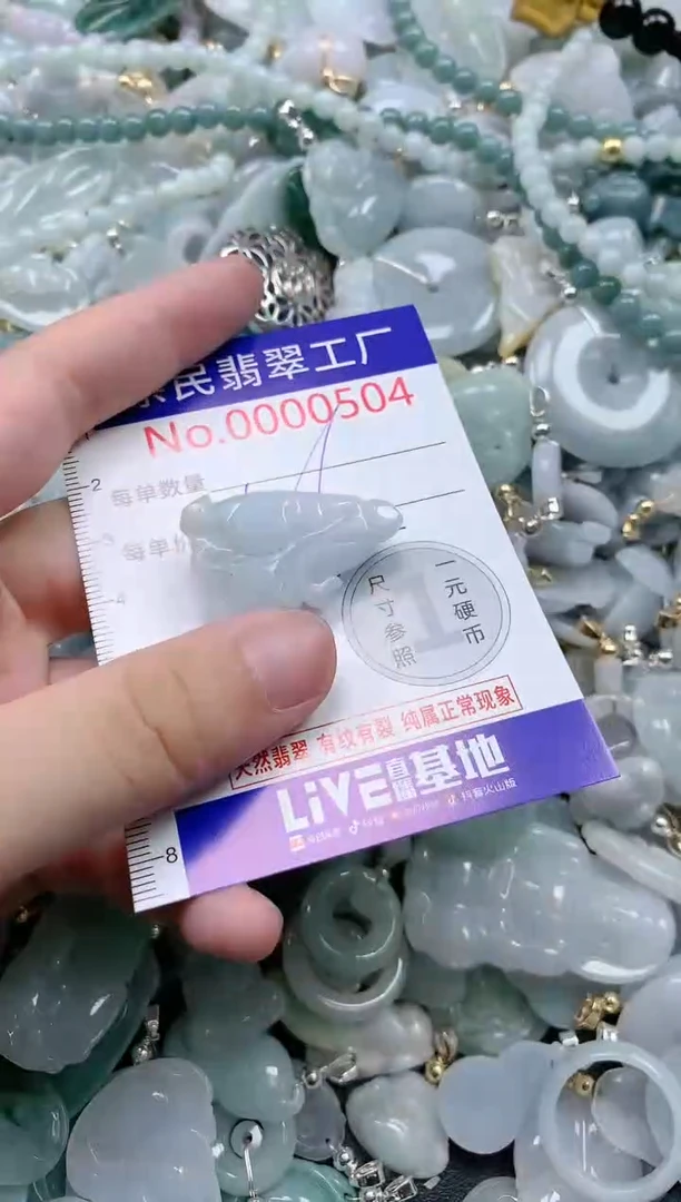 翡翠未镶嵌吊坠(不含链)504