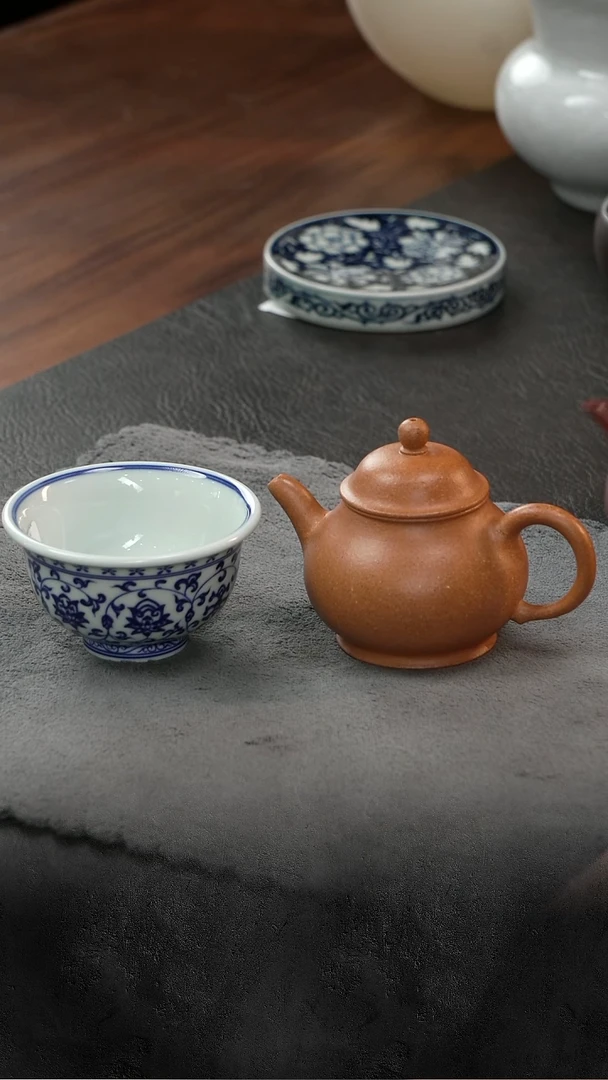 杯子三更有梦|潘壶  缠枝莲小压手 组合