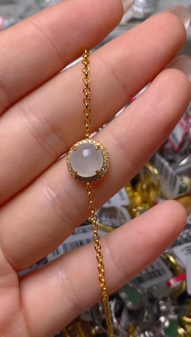 银S925镶嵌戒指翡翠百内无证书