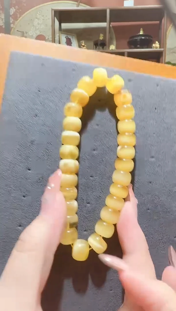 蜜蜡颈饰未镶嵌3天然蜜蜡珠宝奇石全都保真