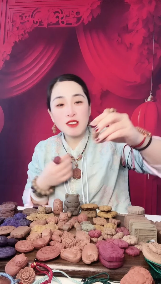 【闪购商品】泥塑鹤春香一对耳环