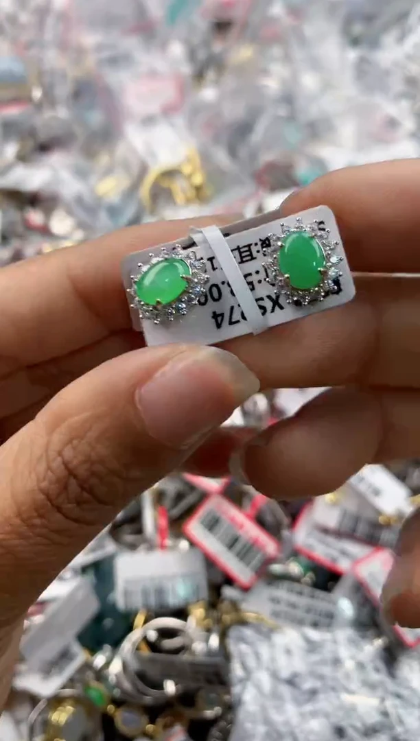 银S925镶嵌戒指翡翠11-11-11----2