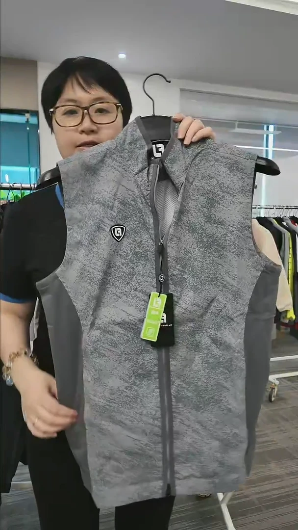 FJ-男装高尔夫马甲-男士-1202-Q3-88189-*-青烟灰-L