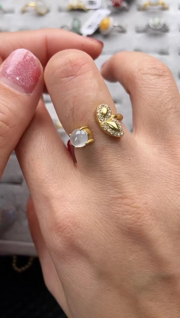 【闪购商品】翡翠戒指银S925镶嵌11111111     8