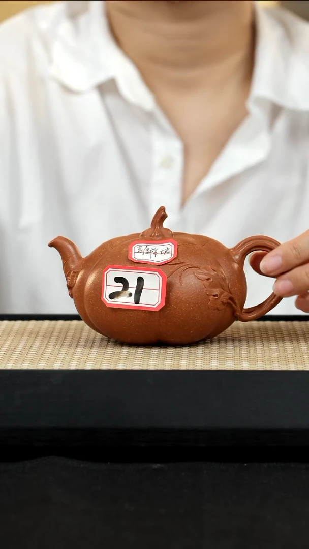 此间有佳器全手工紫砂壶21青金降坡