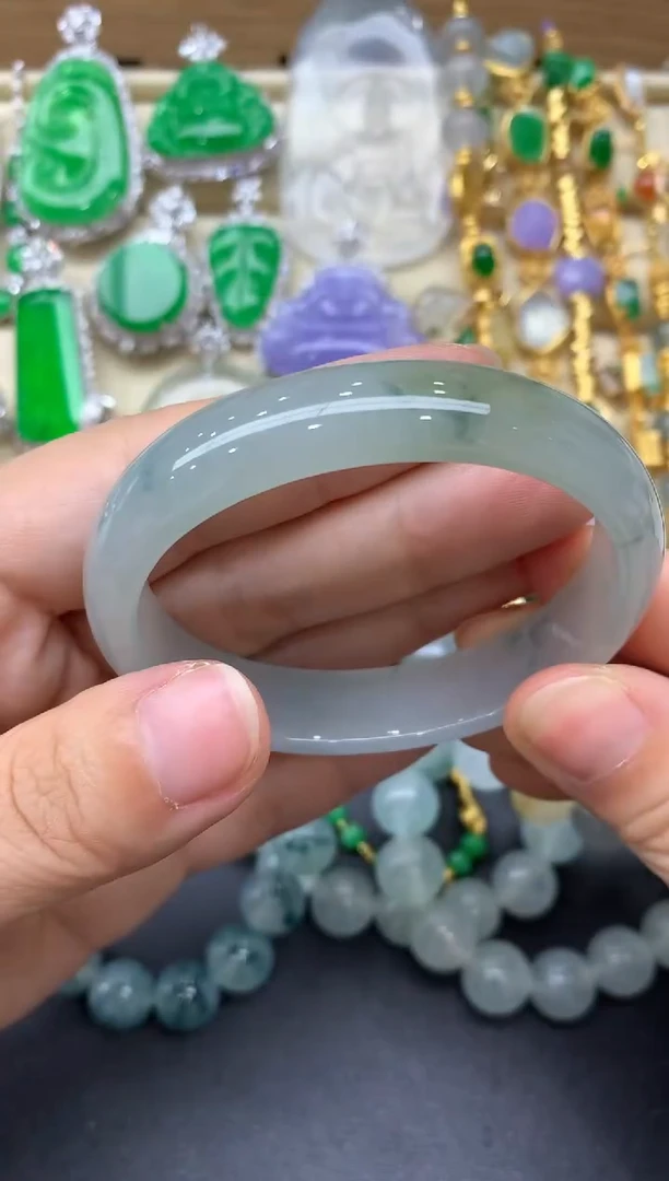 翡翠手镯未镶嵌345-中国好珍宝