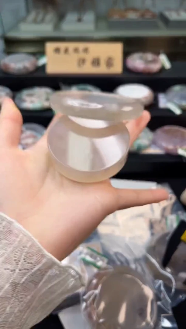 未镶嵌手镯石英质玉64圈口（赠品镯心）003