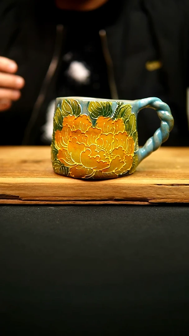 @@陶园瓷舍@@纯手工手绘@高温釉下彩