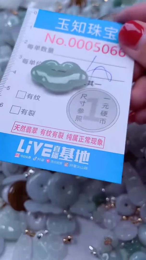 吊坠(不含链)未镶嵌翡翠5066